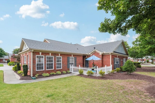 119 Holiday Rd, Unit Buford, GA 30518 - single story home featuring brick siding and roof with shingles