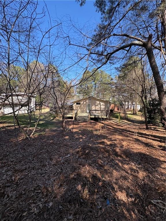 2807 Mcclave Dr, Doraville, GA 30340 - view of yard featuring a deck