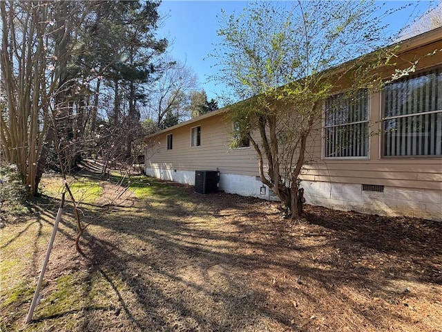 2807 Mcclave Dr, Doraville, GA 30340 - view of side of property featuring crawl space and central AC unit