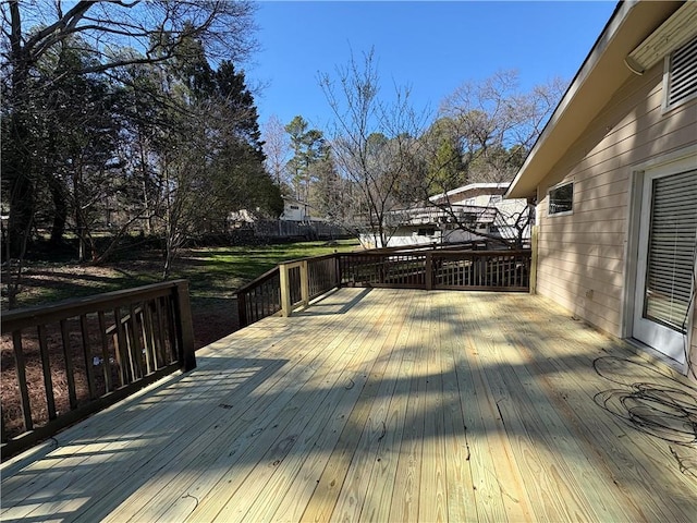 2807 Mcclave Dr, Doraville, GA 30340 - wooden terrace featuring a yard