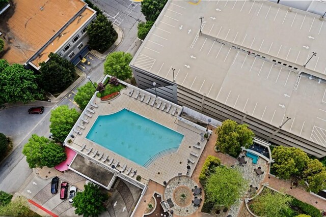 drone / aerial view