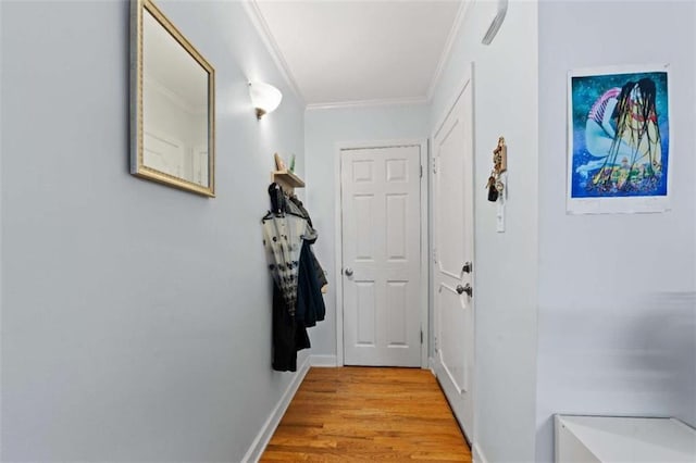 5400 Roswell Rd Apt L6, Sandy Springs, GA 30342 - hallway with crown molding and light wood finished floors