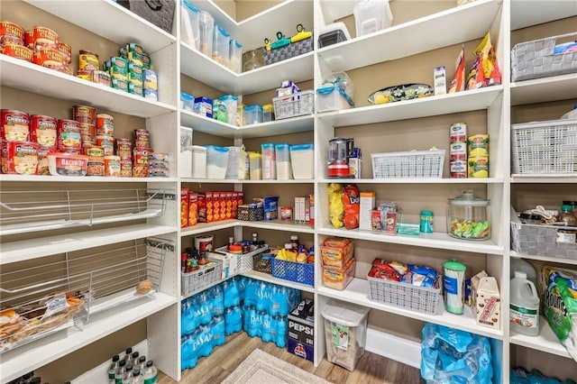 view of pantry