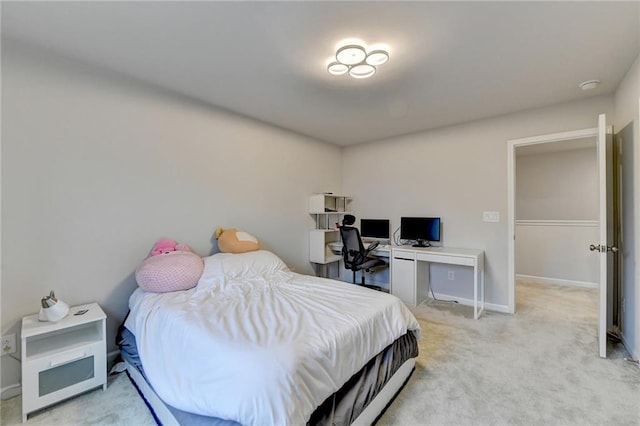 5452 Fountainhead Ln, Auburn, GA 30011 - bedroom with baseboards and light carpet