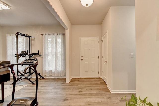 5452 Fountainhead Ln, Auburn, GA 30011 - entrance foyer featuring baseboards and light wood finished floors