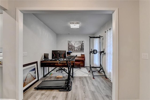 5452 Fountainhead Ln, Auburn, GA 30011 - office space with baseboards and wood finished floors