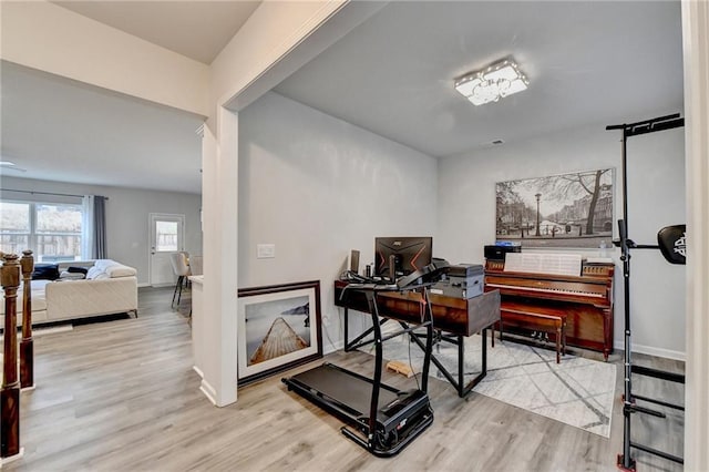 5452 Fountainhead Ln, Auburn, GA 30011 - office space featuring baseboards and wood finished floors