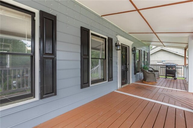 1433 Janice Ct SW, Lilburn, GA 30047 - porch with grilling area