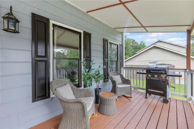 1433 Janice Ct SW, Lilburn, GA 30047 - porch with a grill