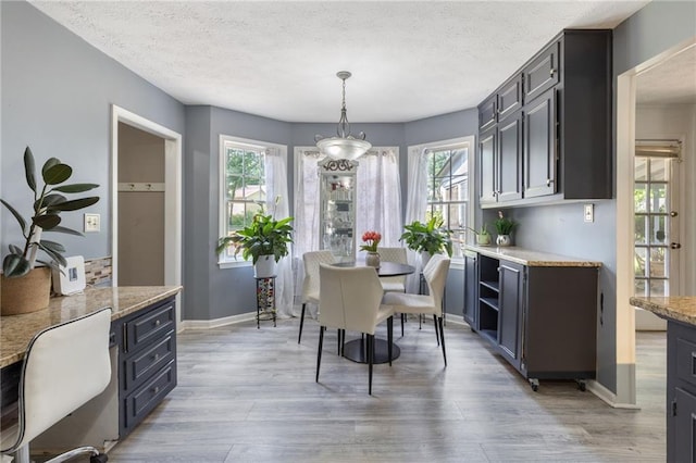 1433 Janice Ct SW, Lilburn, GA 30047 - dining space with light wood-type flooring and a textured ceiling
