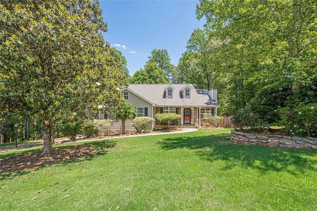115 Oak Crest Ln, Dallas, GA 30132 - cape cod-style house featuring a chimney