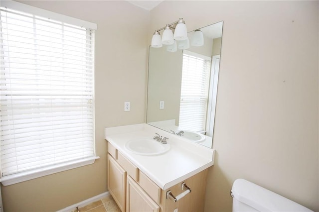 988 Vintage Pointe Dr, Lawrenceville, GA 30044 - bathroom with vanity and toilet