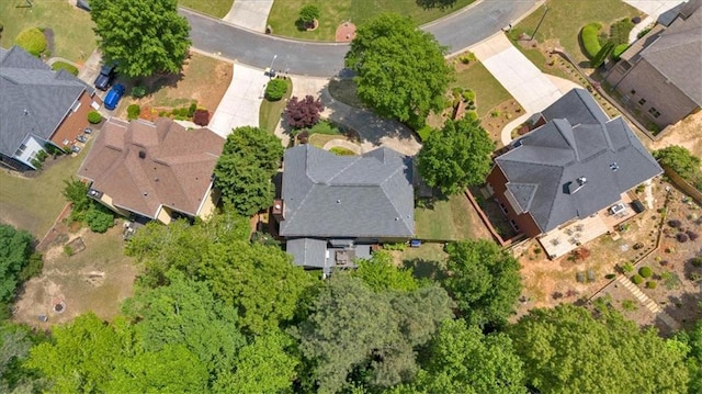 drone / aerial view featuring a residential view