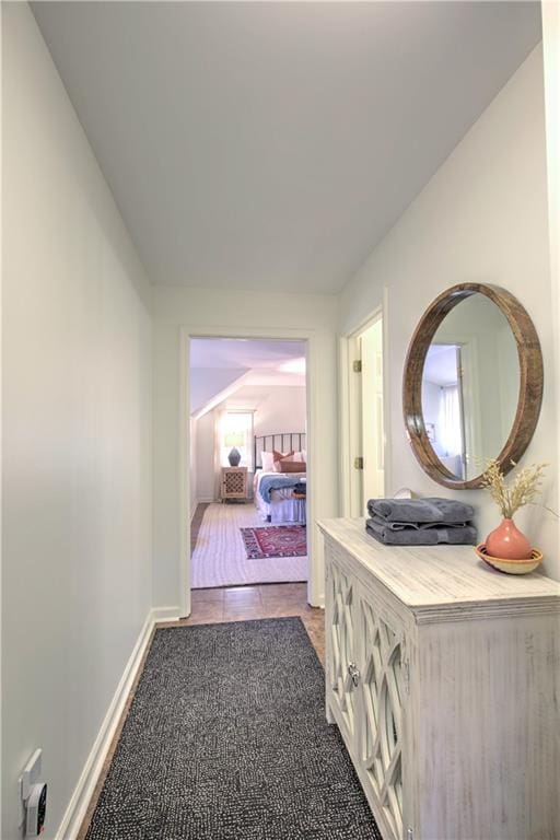 bedroom featuring tile patterned flooring