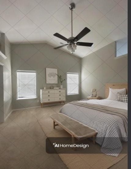 unfurnished bedroom featuring a ceiling fan