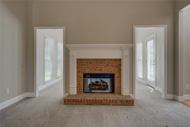 1065 Chippewa Oak Dr, Dacula, GA 30019 - detailed view of carpet and a fireplace