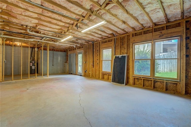1065 Chippewa Oak Dr, Dacula, GA 30019 - misc room with water heater and concrete floors