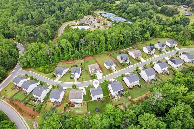 6360 Boulder Rdg, Cumming, GA 30028 - view of property location featuring nearby suburban area and a heavily wooded area