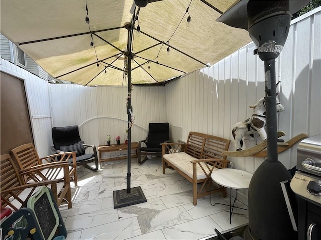 4312 Idlewood Ln, Tucker, GA 30084 - fenced backyard featuring a patio