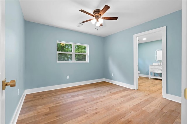 5233 Groovers Landing Rd SE, Acworth, GA 30101 - unfurnished room featuring ceiling fan and light wood-type flooring