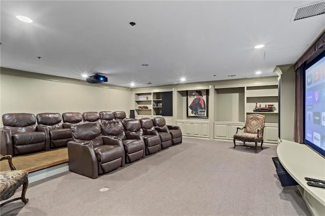 3334 Peachtree Rd NE Unit 1609, Atlanta, GA 30326 - cinema with carpet floors, recessed lighting, and built in features