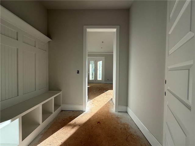 view of mudroom