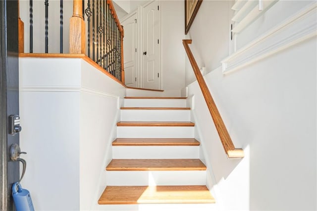 view of staircase
