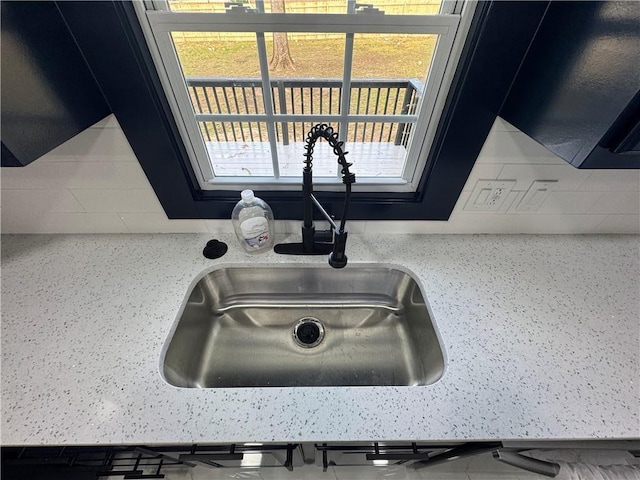 room details with a sink