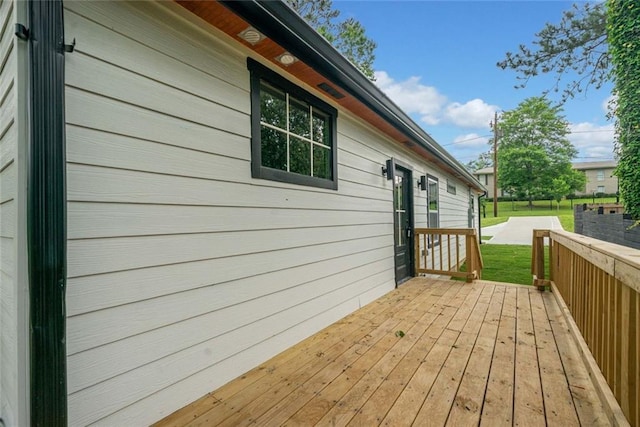 2822 Waters Rd SW, Atlanta, GA 30354 - wooden deck with a lawn