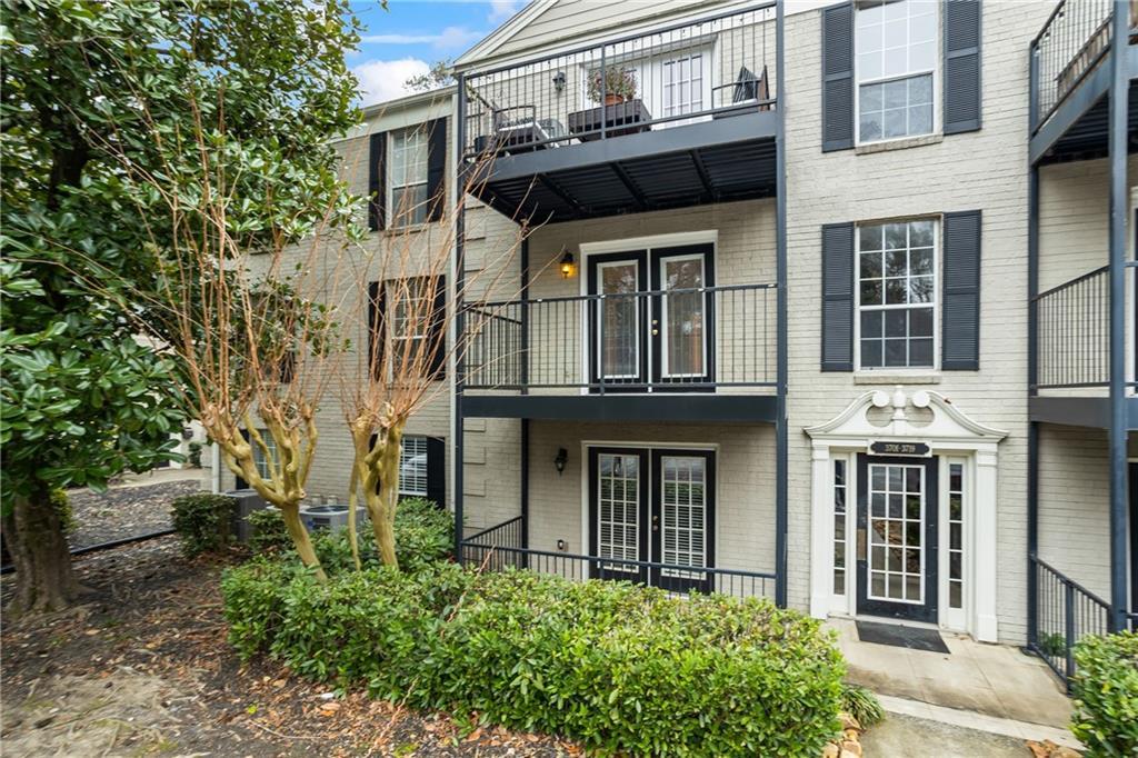 exterior space with french doors