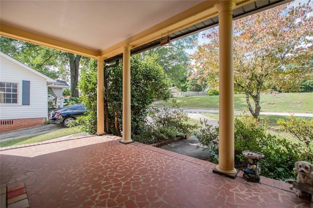 view of patio