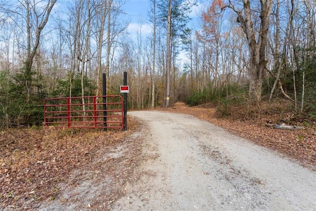 view of road