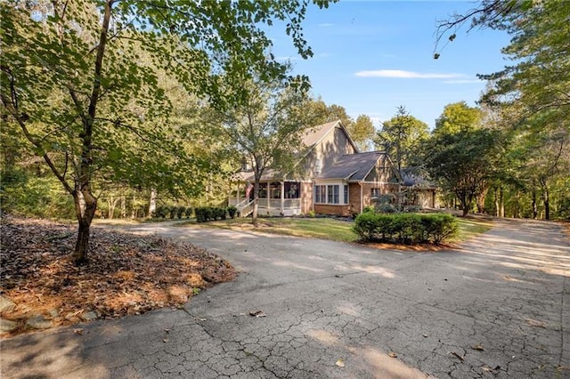 view of front of home