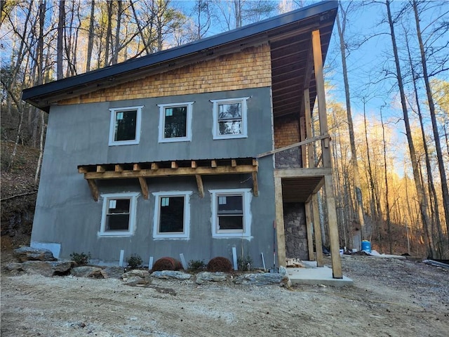 view of front of home