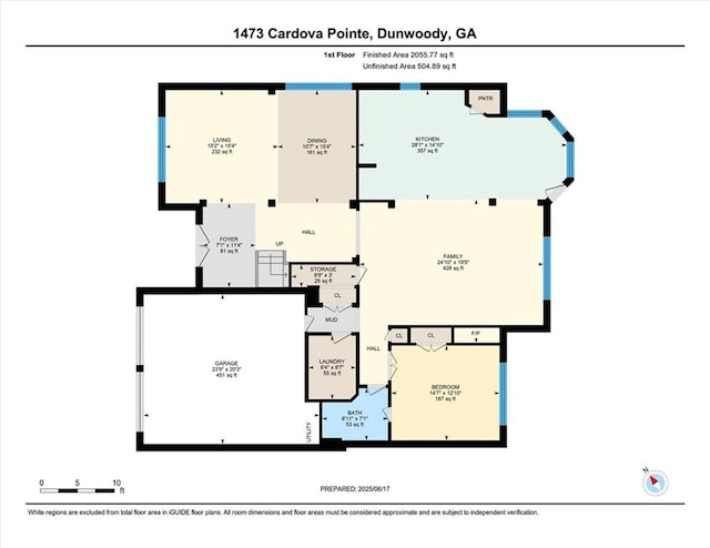 1473 Cardova Pointe, Dunwoody, GA 30338 - view of room layout