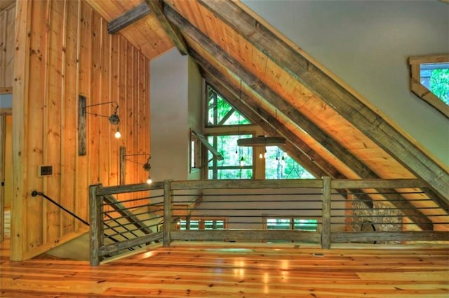 179 Huckleberry Ln, Ellijay, GA 30536 - attic with plenty of natural light and an upstairs landing