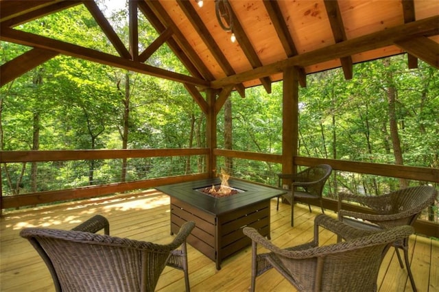 179 Huckleberry Ln, Ellijay, GA 30536 - view of sunroom / solarium