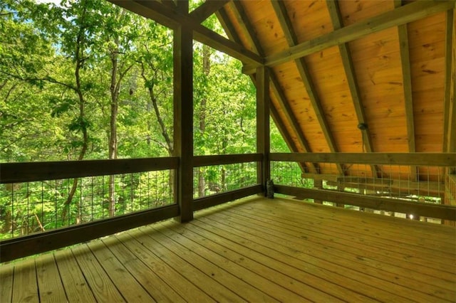 179 Huckleberry Ln, Ellijay, GA 30536 - view of unfurnished sunroom