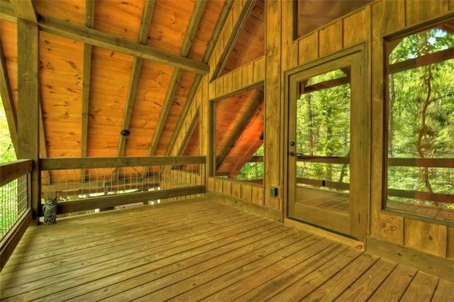 179 Huckleberry Ln, Ellijay, GA 30536 - view of unfurnished sunroom