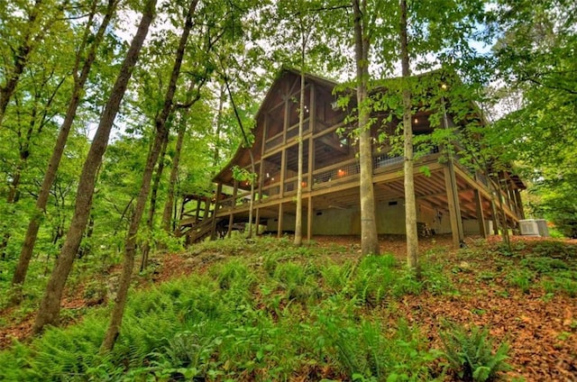 179 Huckleberry Ln, Ellijay, GA 30536 - rear view of property featuring a deck