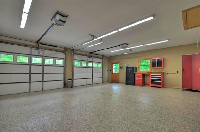 179 Huckleberry Ln, Ellijay, GA 30536 - garage featuring a garage door opener