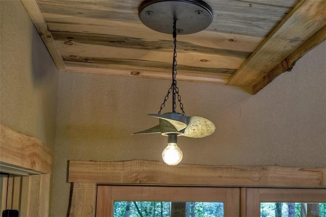 179 Huckleberry Ln, Ellijay, GA 30536 - detailed view of wood ceiling