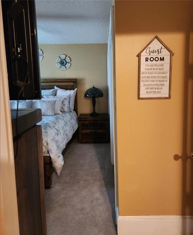 6210 Douglas Manor Ct, Douglasville, GA 30134 - carpeted bedroom featuring a textured ceiling