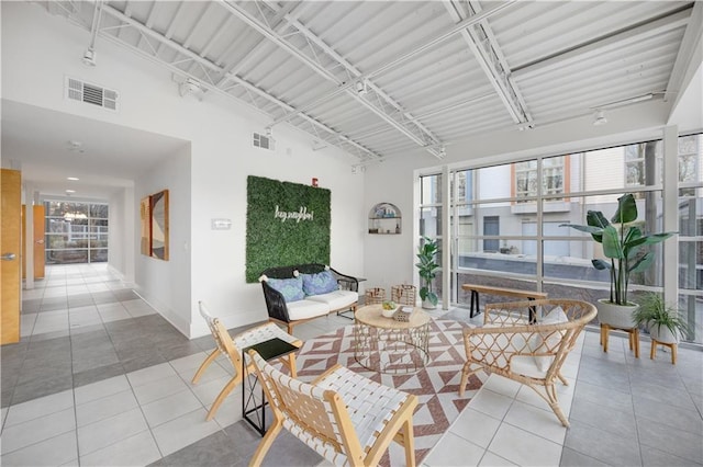 sunroom with visible vents