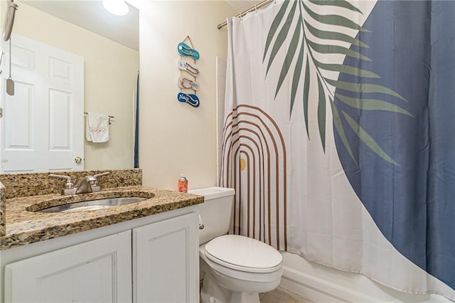 970 Sidney Marcus Blvd Unit 1217, Atlanta, GA 30324 - bathroom featuring shower / tub combo, toilet, and vanity