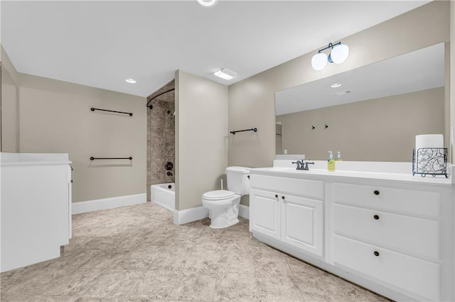 4424 Longmead Rd, Flowery Branch, GA 30542 - bathroom featuring vanity and bathing tub / shower combination