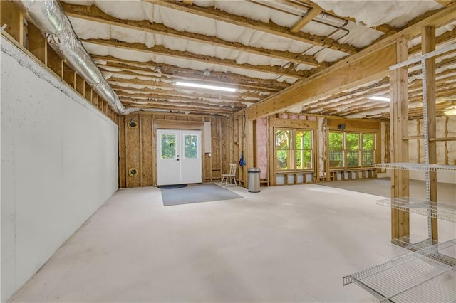4424 Longmead Rd, Flowery Branch, GA 30542 - basement with french doors