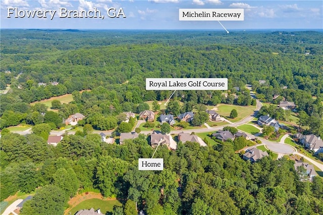 4424 Longmead Rd, Flowery Branch, GA 30542 - view of property location featuring a forest