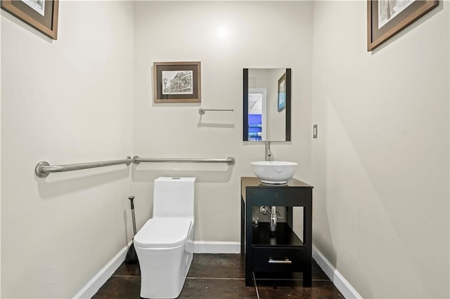 1165 Laurel Pl SE, Smyrna, GA 30080 - half bath with baseboards and vanity