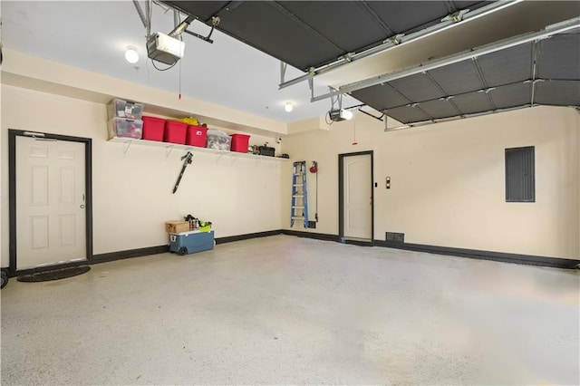 1165 Laurel Pl SE, Smyrna, GA 30080 - garage with a garage door opener and electric panel